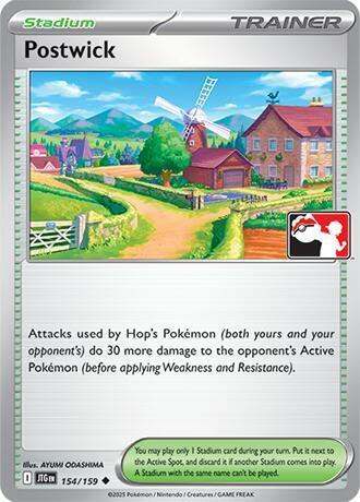 Journey Together Postwick [Prize-Pack] Pokémon card